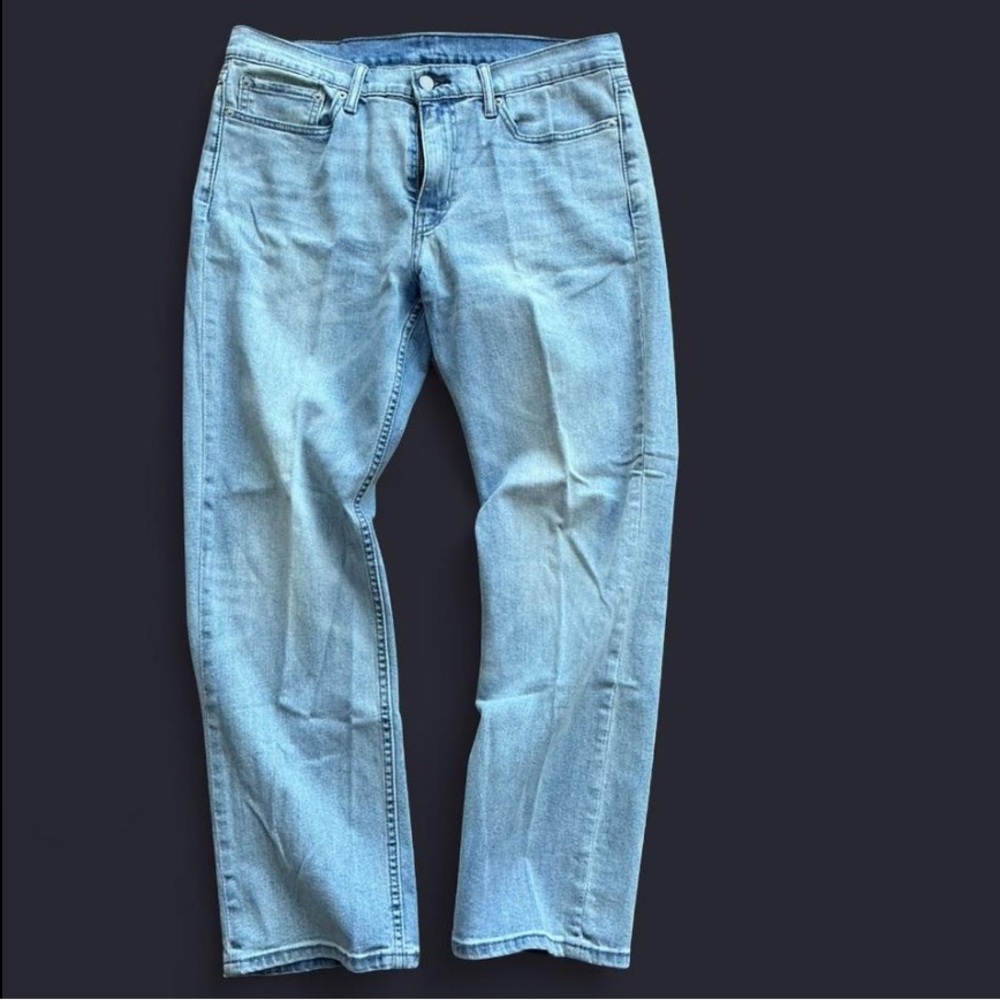 Levi's 514 Light Blue Straight Fit Retro Streetwear Jeans